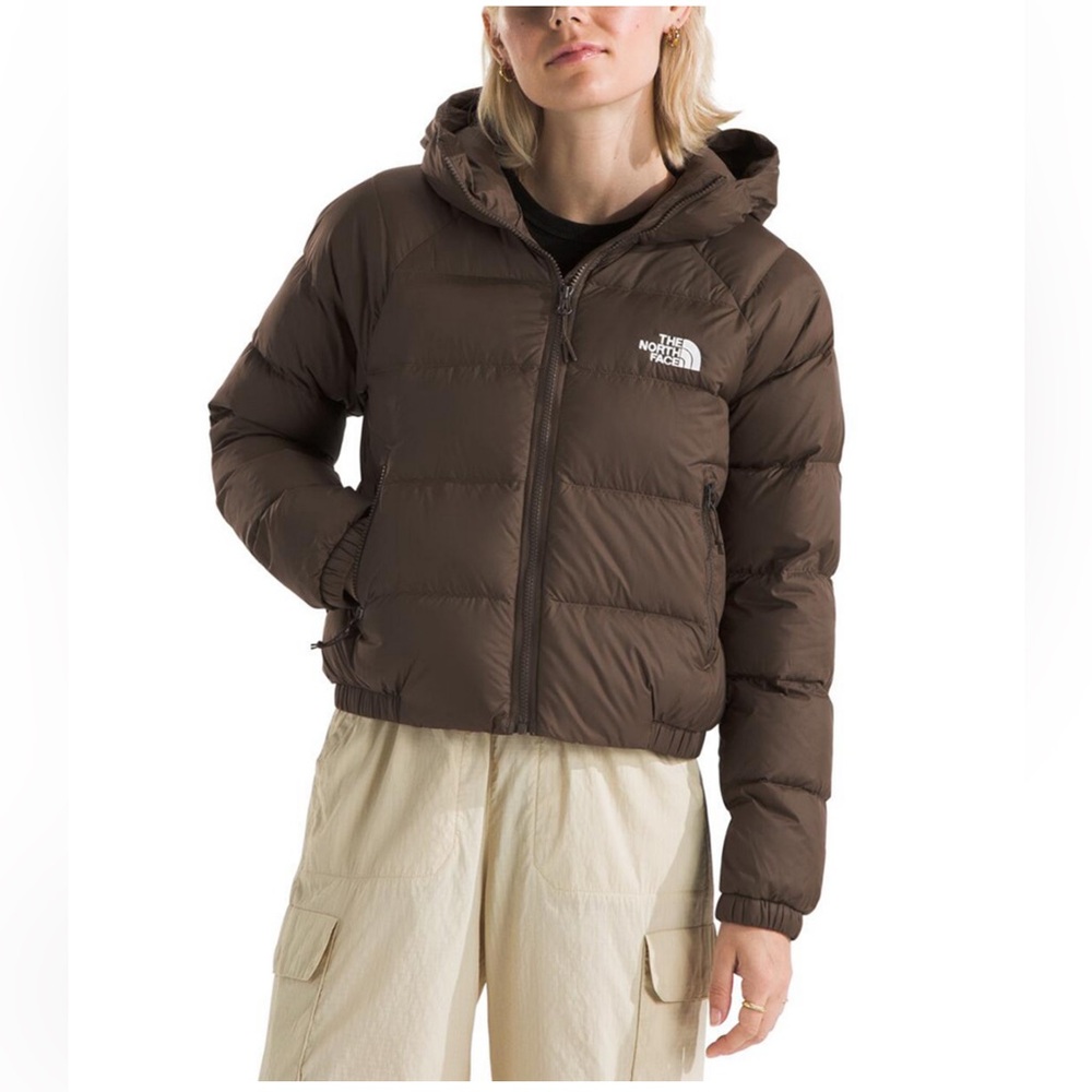 The North Face Brown Hooded Puffy Jacket